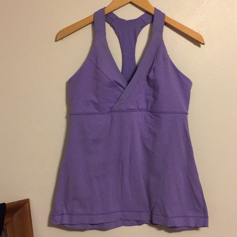 Lululemon racerback purple Lilac tank